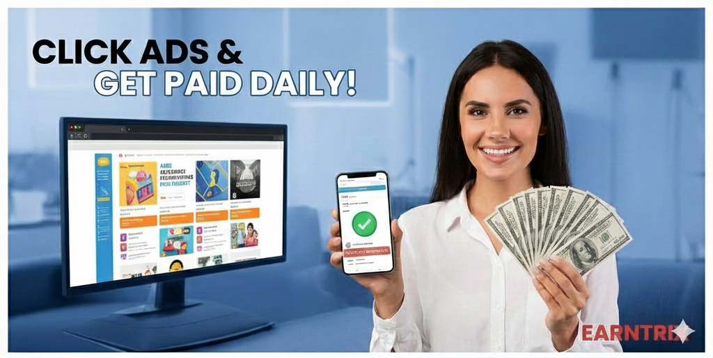Earn Money on Phone by Clicking Ads, Chatting, and Quizzes